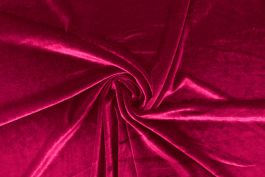 Glass Velour - Cranberry