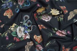 Cobra Corsage - Noir - Cotton Marlie-Care Lawn