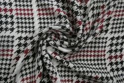 Rosewood Houndstooth - Black - Pure Cupro