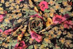 Flemish Impression - Sandwashed Silk-Mix Crepe De Chine