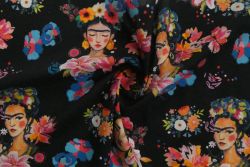 Feminine Muse - Black - Cotton Pure Lawn