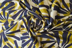 Botanical Origami - Sandwashed Silk-Mix Crepe De Chine