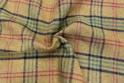 Autumn Harvest Ochre - Reversible Wool Tweed