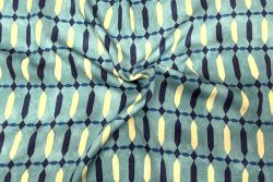 Caribbean Geometric - Storrie Sateen
