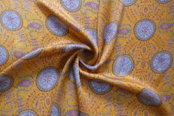 The Wildwood Mosaic Coordinate Collection - Astral Lattice - Ochre - Pure Cupro