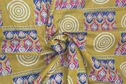 Piccadilly Chevrons - Cotton Lawn Hand-Dyed Block Print