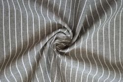 Aston Pinstripe - Linen Rayon Chambray - Sage Green