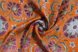 The Wildwood Mosaic Coordinate Collection - Thistle Majesty - Saffron - Pure Cupro