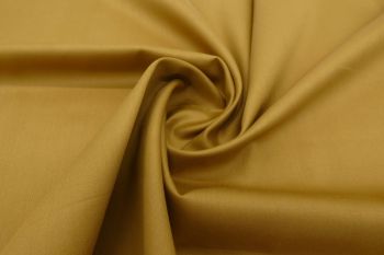 Hammersmith - 100% Cotton Sateen Lightweight Poplin Plains - Gold