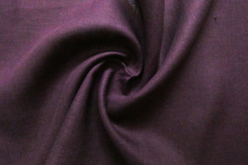 Lifestyle - Oeko-Tex Sustainable 100% Pure Linen Yarn-Dyed Suiting Plains - Mulberry