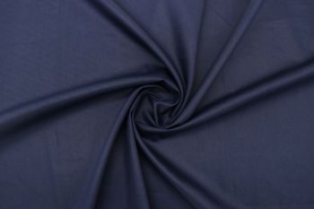 Hammersmith - 100% Cotton Sateen Lightweight Poplin Plains - Navy Blue