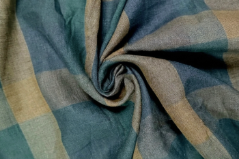 Osborne House - Forest Green - Linen Chambray