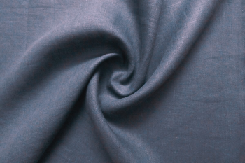 Lifestyle -Oeko-Tex Sustainable 100% Pure Linen Yarn-Dyed Suiting Plains - Navy Blue