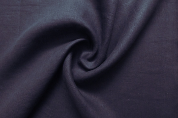 Lifestyle -Oeko-Tex Sustainable 100% Pure Linen Yarn-Dyed Suiting Plains - Navy Blue