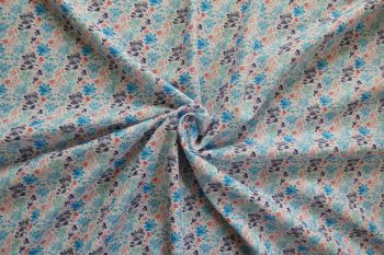 Anaya - Turquoise - Cotton Louise Lawn
