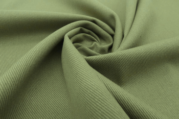 Mont Blanc - Oeko-Tex Sustainable Cotton Drill Plains - Moss Green