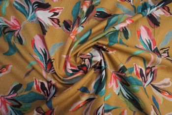 Artisan Display - Ochre - Viscose Challis Lawn
