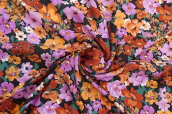 Autumn Friends - Spice - Viscose Rickardi Lawn