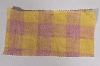 PRE-ORDER Gallery Gingham - Laundered Pure Linen Collection - Canary