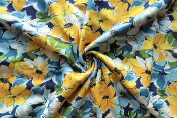 Canary Sky - Viscose Crepe Jersey