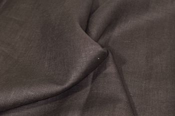 Lifestyle - Oeko-Tex Sustainable 100% Pure Linen Yarn-Dyed Suiting Plains - Chocolate Brown