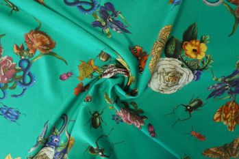 Cobra Corsage - Emerald Chloe Chambray