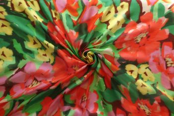 Coral Calypso - Nicole Voile Lawn