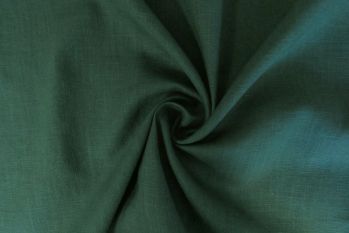 Cruise - Oeko-Tex Sustainable Pure Linen Chambray - Forest Green 