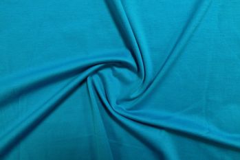 Dalston - Organic Single Jersey - Deep Turquoise