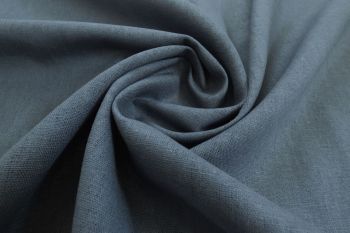 Harvard - Organic Linen Viscose Chambray Plains - Denim
