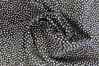 Dotty About Dots - Black Cotton Marlie-Care Lawn