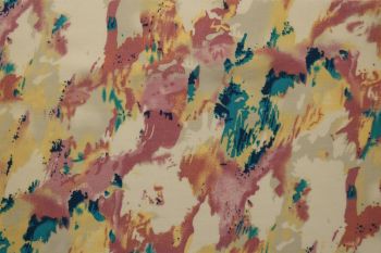 Dreamscape Pastel - Pink - Viscose Challis Lawn