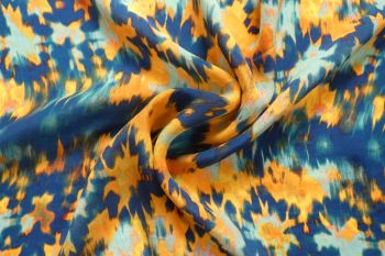 Electric Reef - Flame - Pure Cupro Crepe