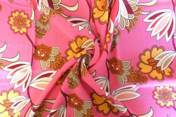 Floral Perfume - Grapefruit - Rayon Crinkle