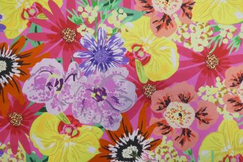 Flower Mural - Candy - Cotton Marlie-Care Lawn