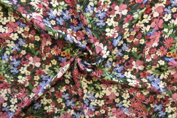 Flower Shower - Dusk - Viscose Morracain Crepe