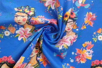 Feminine Muse - Royal - Cotton Pure Lawn