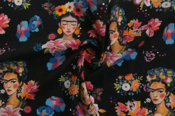 Feminine Muse - Black - Cotton Pure Lawn