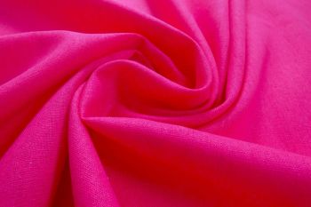 Harvard - Organic Linen Viscose Chambray Plains - Fuchsia