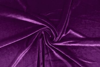 Glass Velour - Aubergine