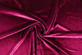 Glass Velour - Burgundy