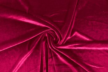 Glass Velour - Cranberry