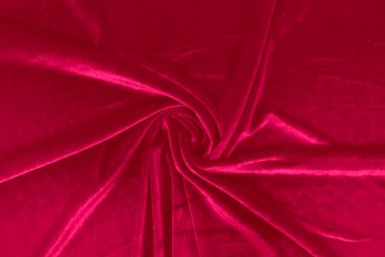 Glass Velour - Crimson