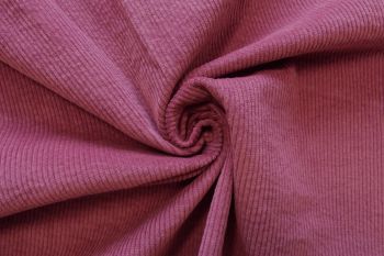 Hamilton - 6 Wale Luxury Washed Stretch Jumbo Corduroy - Dark Raspberry
