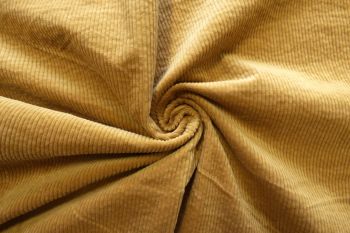 Hamilton - 6 Wale Luxury Washed Stretch Jumbo Corduroy - Ochre