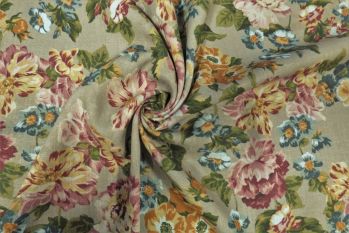 Hidden Damask - Linen Chambray