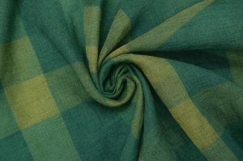 Osborne House - Forest Green - Linen Chambray