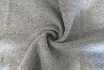 Imperial Boiled Wool Crepe - Silver Grey