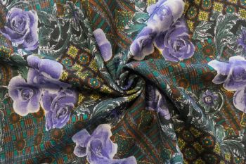 Jaipur Palace - Violet - Pure Wool Vintage Inspired Collection
