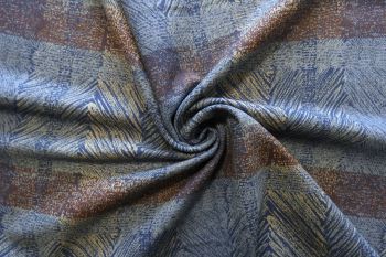 Jayden - Blue - 100% Wool Crepe